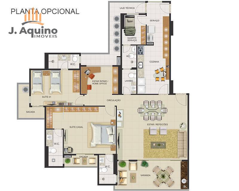 Apartamento à venda com 3 quartos, 162m² - Foto 35