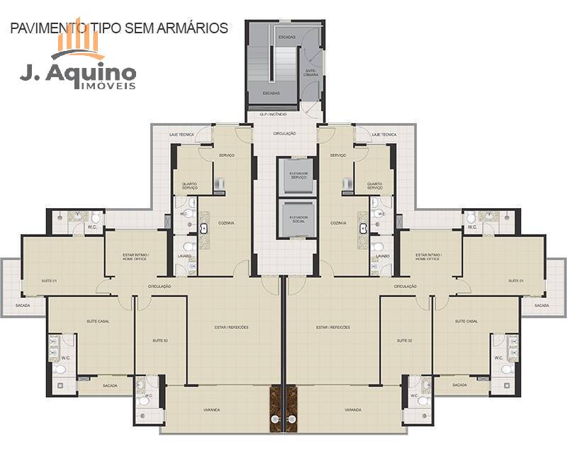 Apartamento à venda com 3 quartos, 162m² - Foto 36