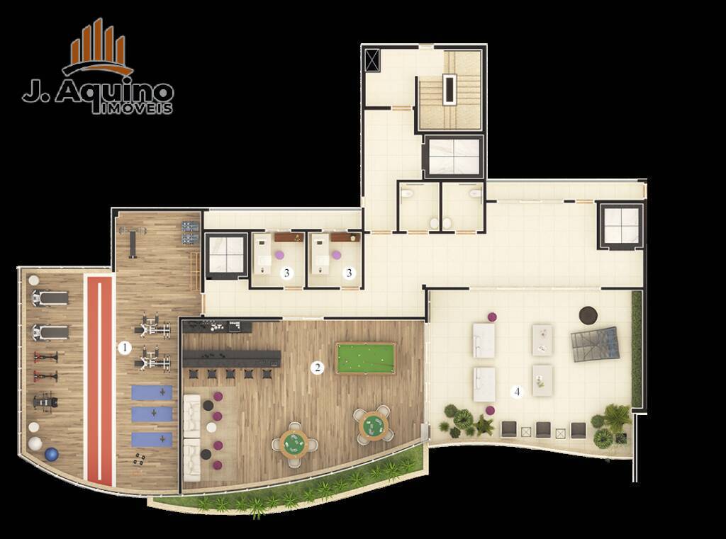 Apartamento à venda com 4 quartos, 218224m² - Foto 24