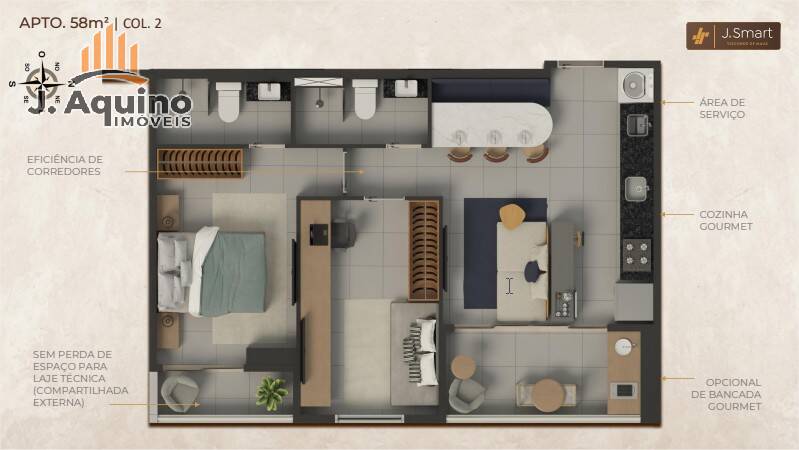 Apartamento à venda com 1 quarto, 375058m² - Foto 26