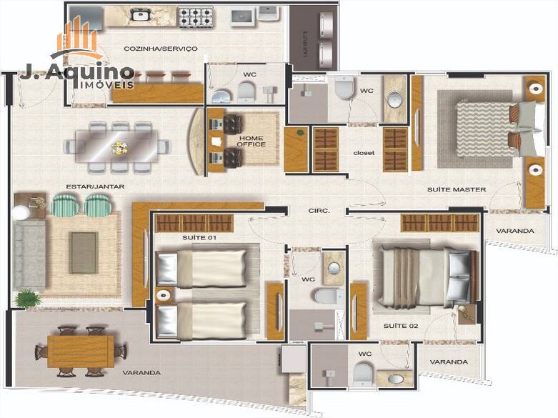 Apartamento à venda com 3 quartos, 100m² - Foto 21