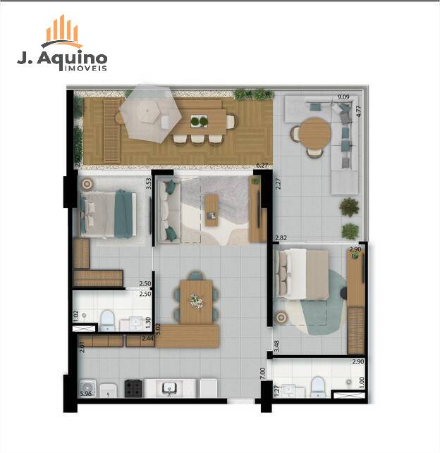 Apartamento à venda com 1 quarto, 2735m² - Foto 20