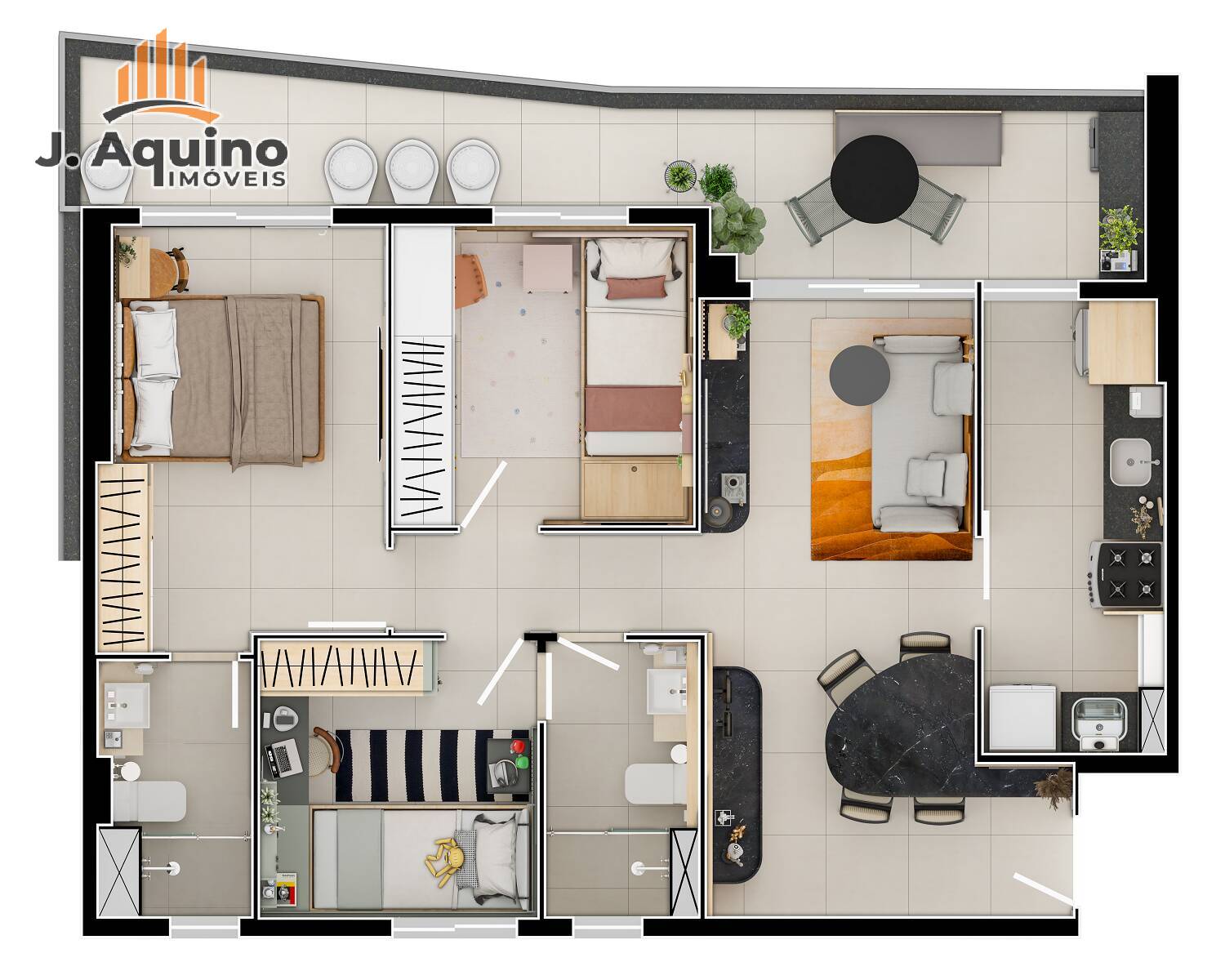 Apartamento à venda com 3 quartos, 7577m² - Foto 21