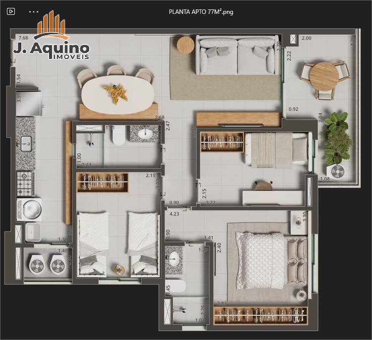 Apartamento à venda com 2 quartos, 5577m² - Foto 23