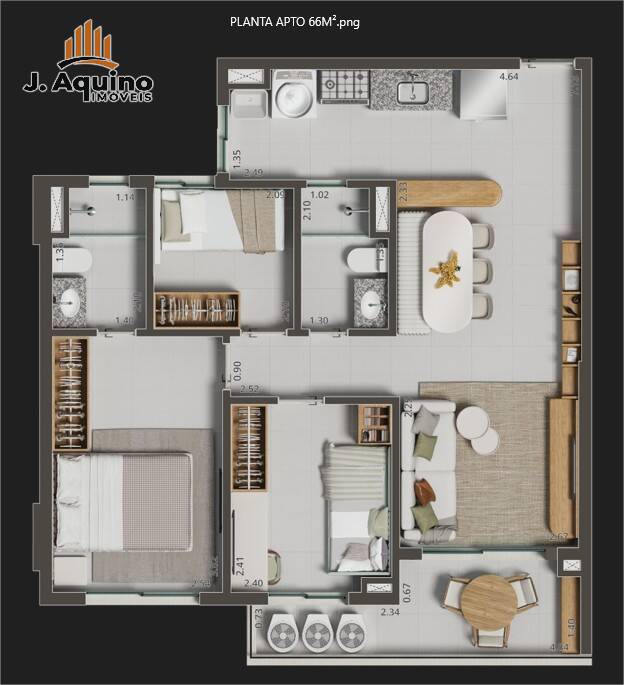 Apartamento à venda com 2 quartos, 5577m² - Foto 22